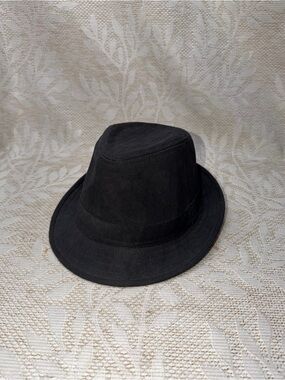 Free Authority 100% Cotton Classic Black Fedora Hat
